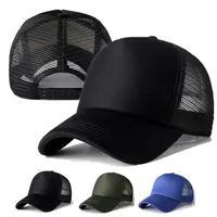 15 Colors Mesh Baseball Cap Adjustable Snapback Hats For Women Men Hip Hop Trucker Cap 1