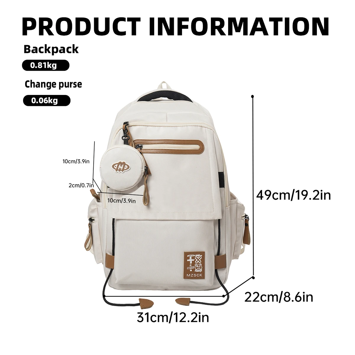 2025 New Fashionable Schoolbags for Junior High and High School Students, Women's Burden-Reducing Spine-Protecting Lightweight Schoolbags, Backpacks with Large Capacity for Men