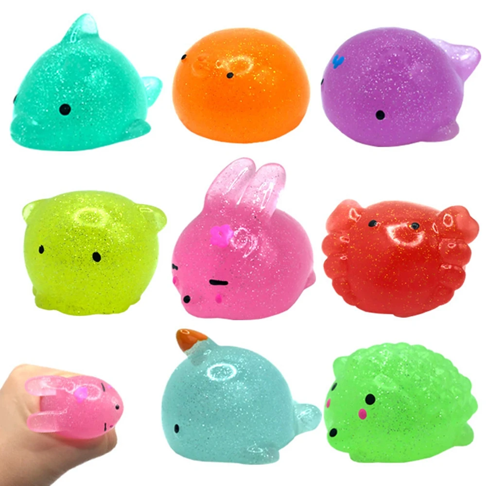 8Pcs-Random-Animals-Kawaii-Squishies-Mochi-Squishy-Toys-Mini-Stress ...