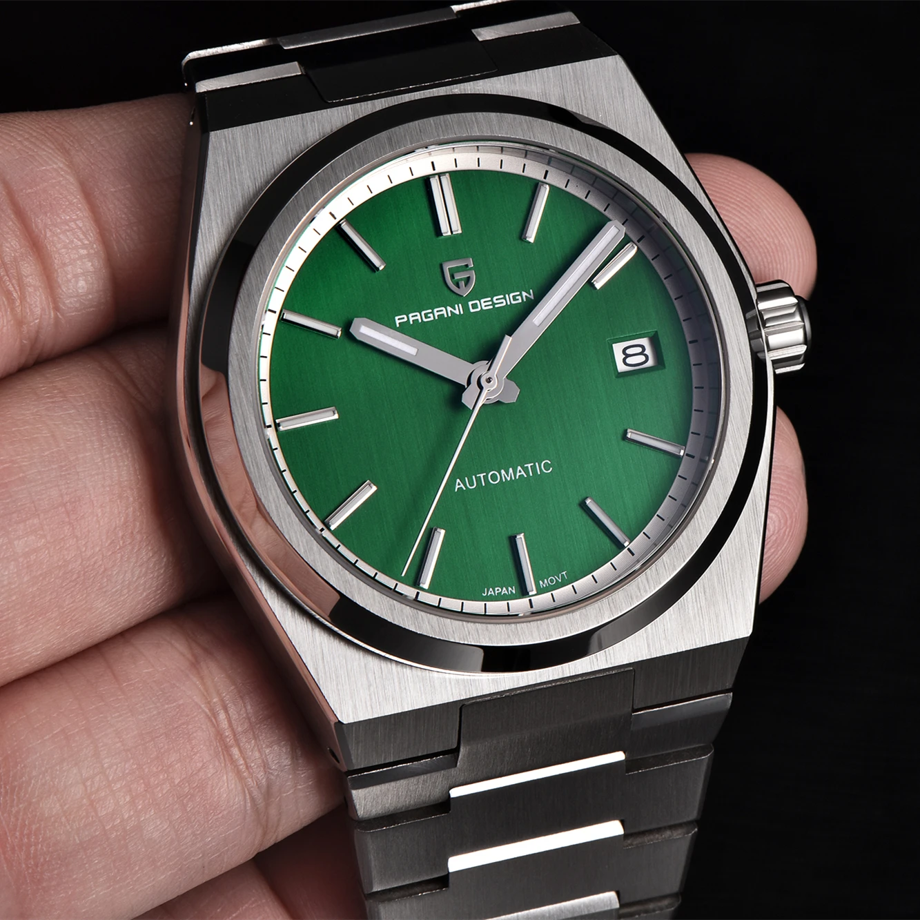 2023 PAGANI DESIGN 38MM New Men Automatic Mechanical Watches NH35 Stainless steel Sapphire 10Bar Sports Clock AR Reloj Hombre