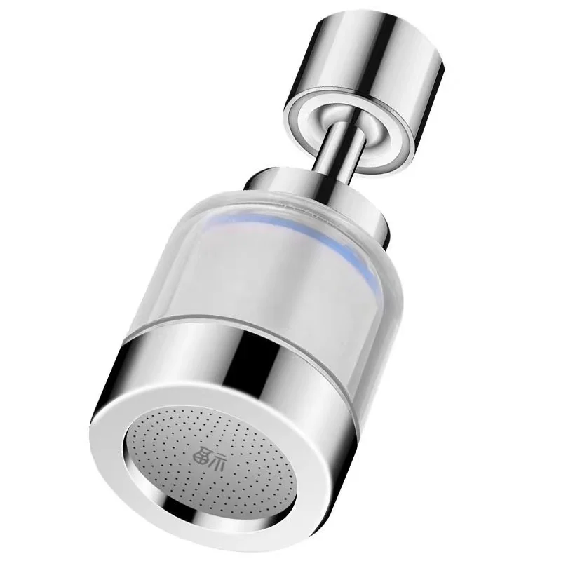 Kitchen sink faucet free filter element extension nozzle anti-splash device universal rotary filter