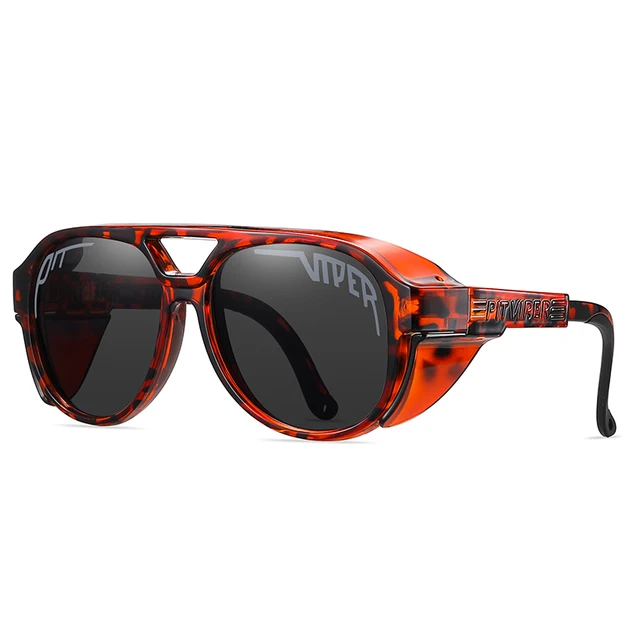  - PIT VIPER Men Cycling Glasses MTB Bicycle Eyewear UV400 Road Bike Goggles Windproof Sport Women Sunglasses