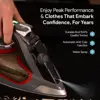 Luxury Steam Iron for Clothes | New Powerful Steam Technology | Non-Stick Ceramic Soleplate, 1700 Watts with 3-Way Auto Shut Off 5