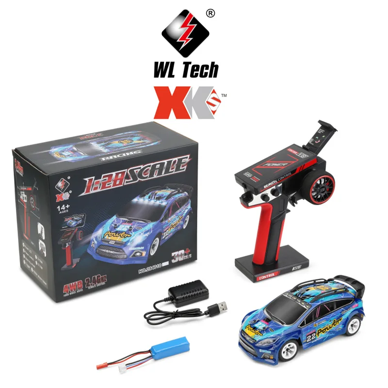 Wltoy 1: 28 Remote Control Four-Wheel Drive Racing Off-Road High-Speed Drift Mosquito Car Electric Model Rc Toy K989 6