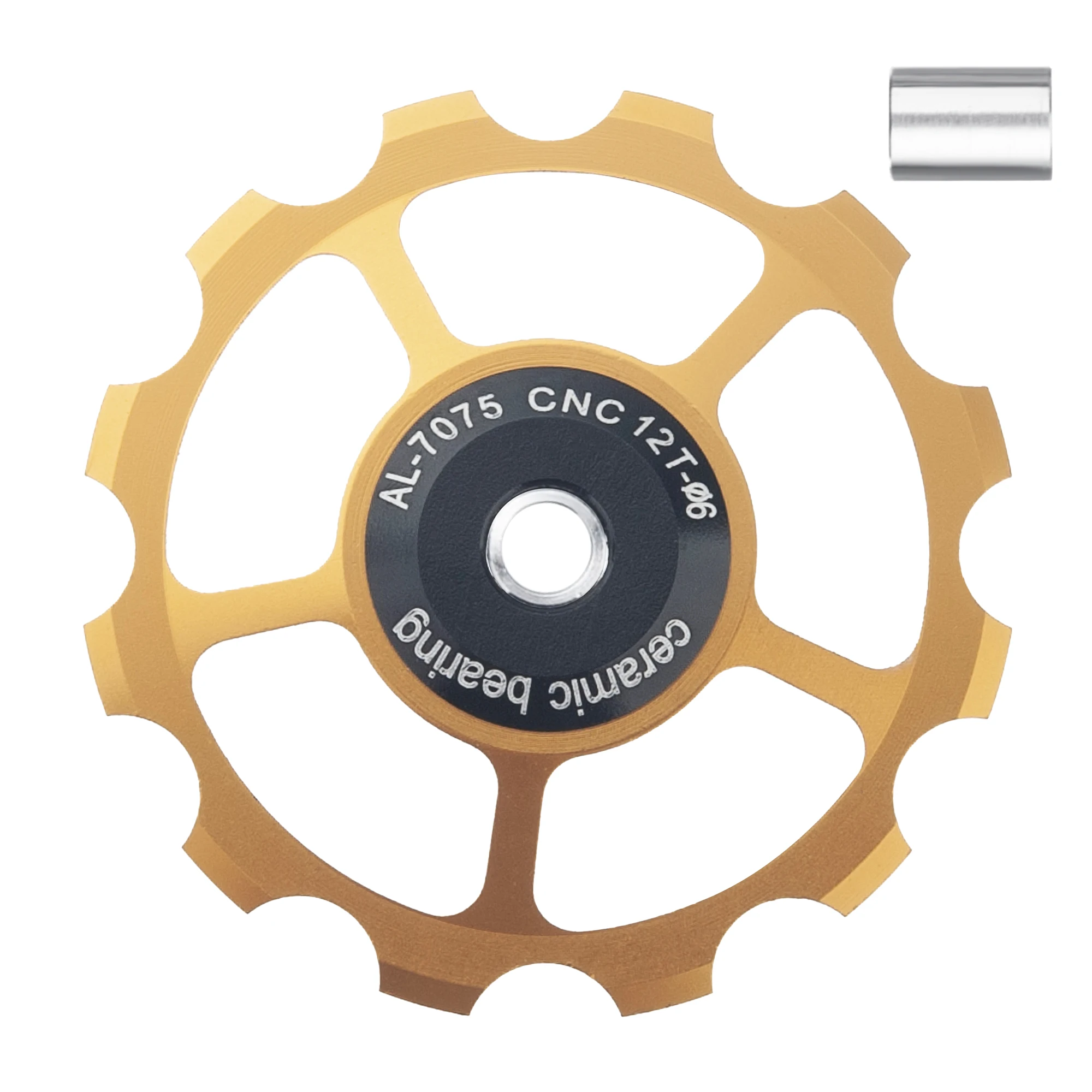 High-Performance Ceramic Bearing Bike Jockey Wheel Pulley - Precision CNC AL7075 Guide Roller