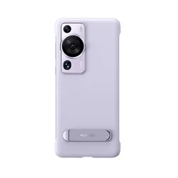 Premium PU Leather Standable Phone Case - Ultra - Thin Protective Cover with Shockproof Bumper & Kickstand - P60 (Purple)