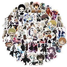 

10/30/50PCS Anime Bungo Stray Dogs Series Graffiti Stickers Decorative Luggage Laptop Helmet Waterproof Stickers Wholesale