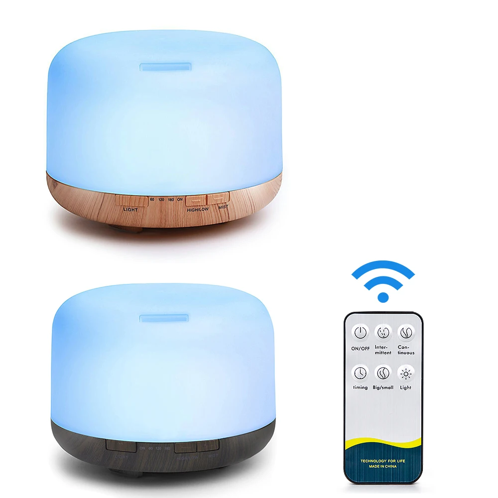 Air-Humidifier-Essential-Oil-Diffuser-300ML-500ML-1000ML-With-Lights ...