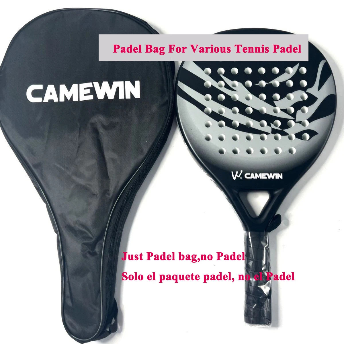 Oxford Padel Paddle Bag Cover For Various Tennis Racket Soft Face Carbon Fiber EVA Sports Racquet Unisex Tennis Shoulder Bags 4