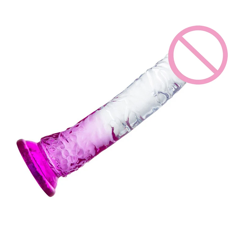 Color Jelly Dildo With Strong Suction Cup Sex Toys for Adult Women Massage Penis Anal Vagina G-spot Stimulate Masturbator