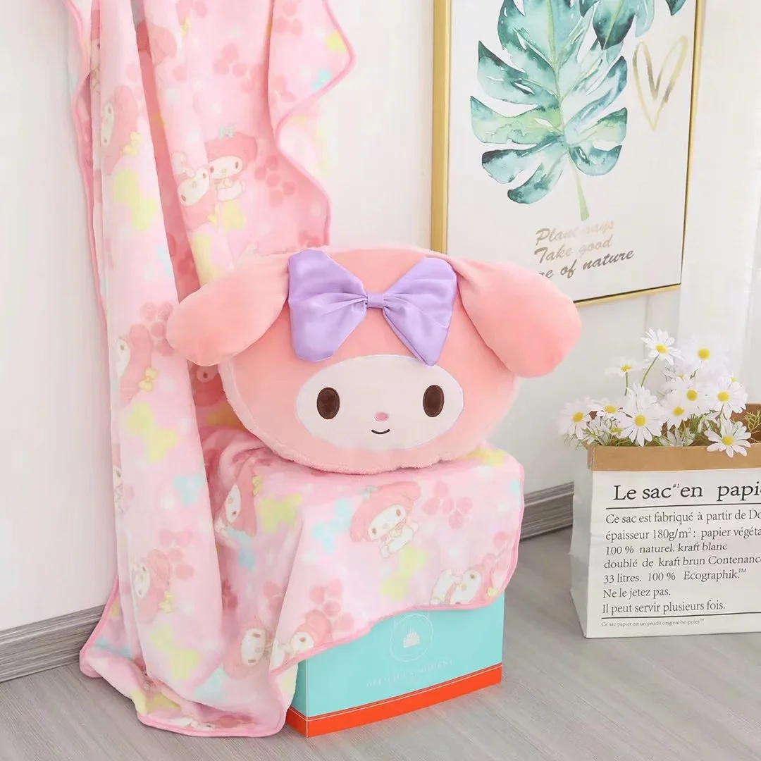 Manta De Felpa My Melody Rosa: Cálida Y Suave, Ideal Para Niñas Y Fans De Sanrio