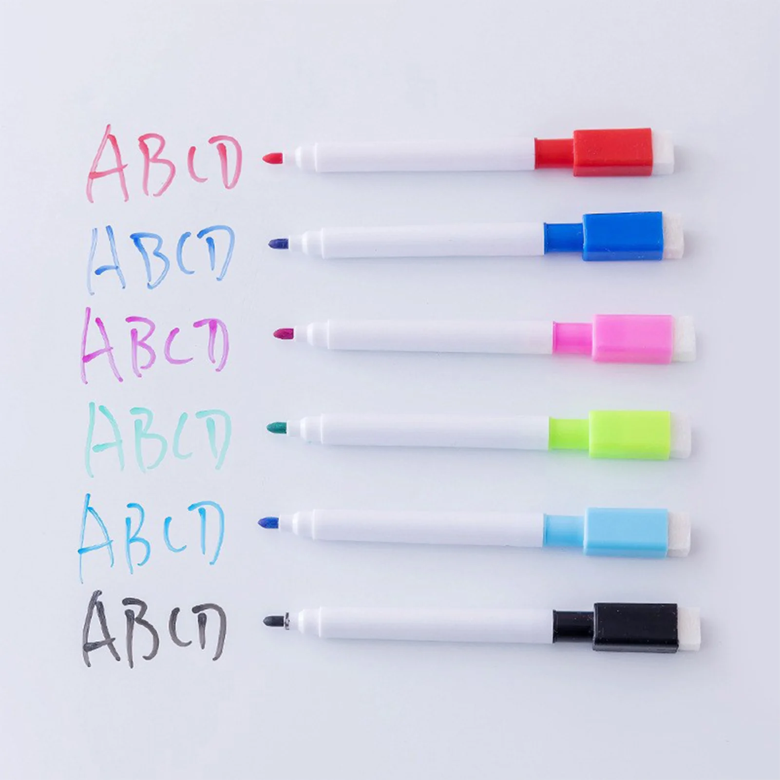 Erasable Markers Dry Erase Pens Fine Point Low Odor White Board Markers For Refrigerator Classroom Office
