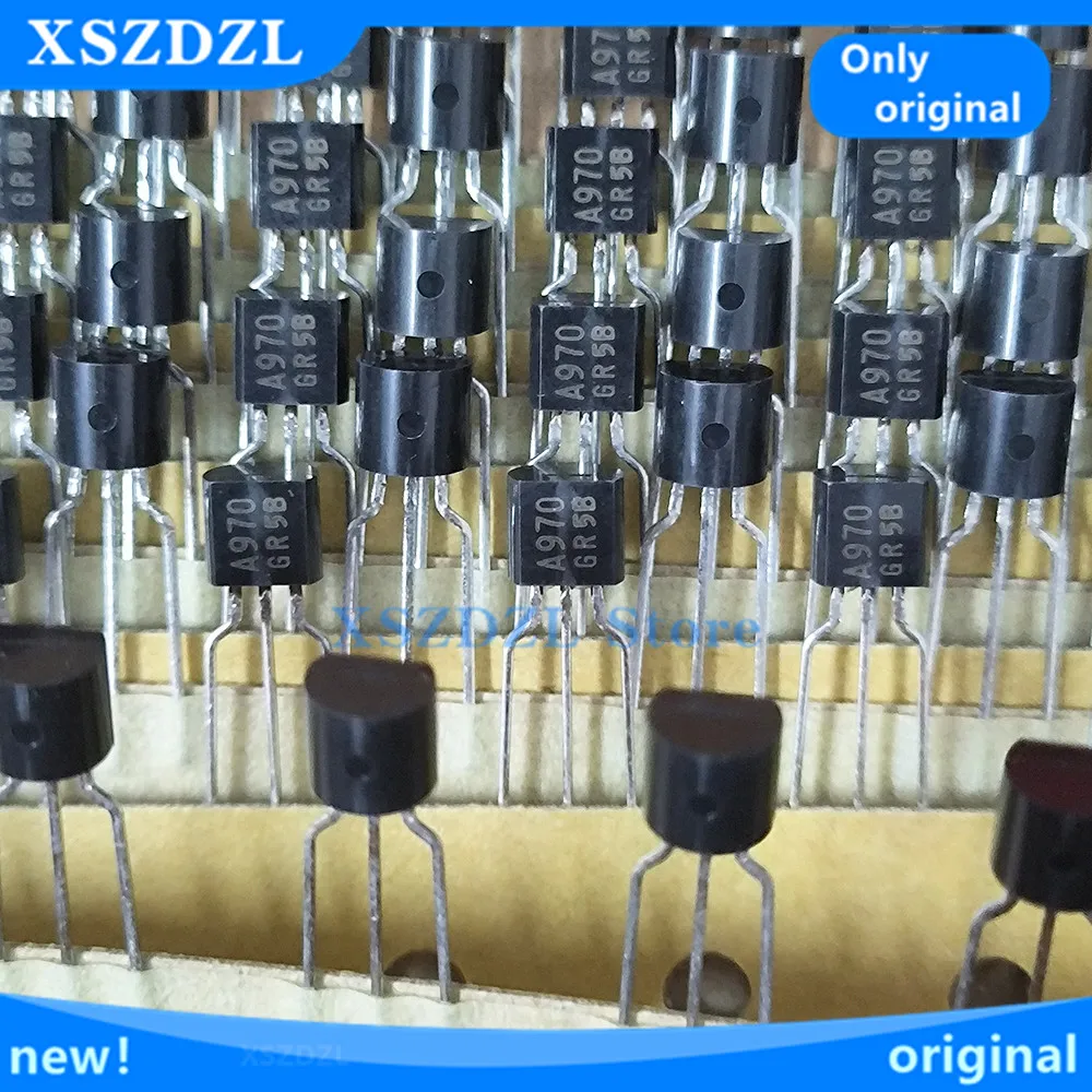 10pair/20pair 2SA970-GR 2SC2240-GR Transistor A970 C2240 TO-92 Copper foot 2SA970 2SC2240 Laser word Taping New