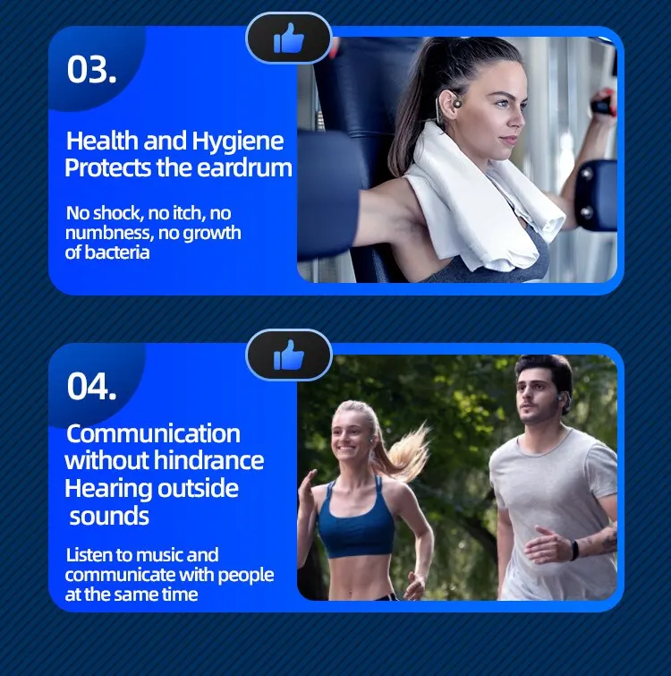G25 Wireless Headset Bluetooth Earphone Headphones 5.3 Bone Conducting OpenEAR Large Capacity Battery Stereo Waterproof Earbuds Sc6206481b622422f93b11fd1fa3d9457O