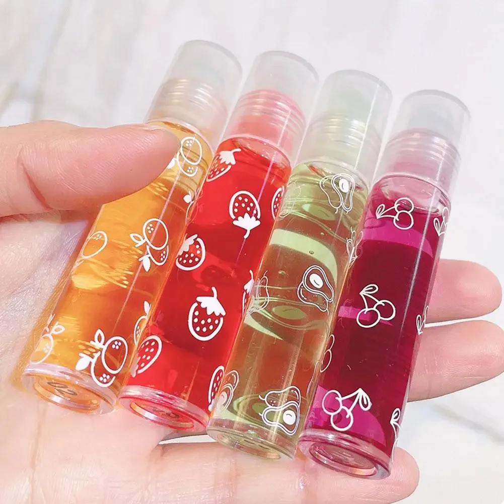 Roll-on Fruit Essence Lip Balm lip balm lip gloss lip makeup lip glaze lip oil 6 Colors for Lip Hydrating