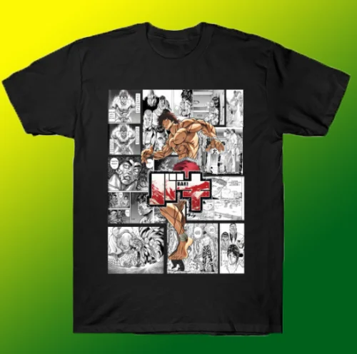 Новая мужская футболка BAKI THE GRAPPLER |