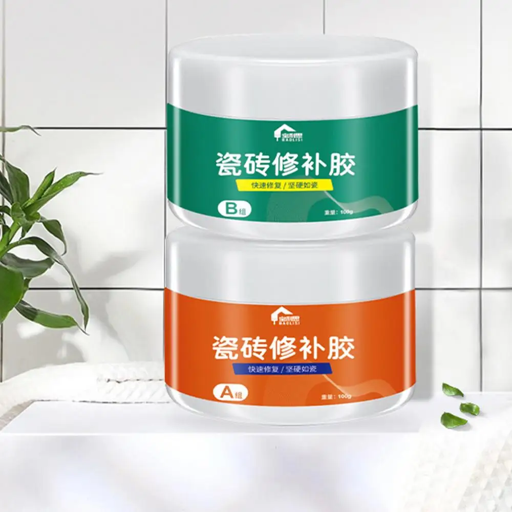 Description Picture 3 of itemTile Repair Paste Kit Bathroom Tub Repair Tile Shower Repairing Tool Set Marble Porcelain Ceramic Fix Crack Paste Sealer supply
