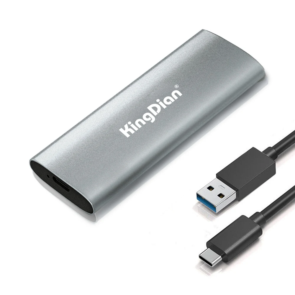 Kingdian M.2 Nvme Disco Rigido Esterno Ssd Portatile 1Tb 2Tb 4Tb Disco Rigido, Supporto Uasp Per 2230/2242/2260/2280