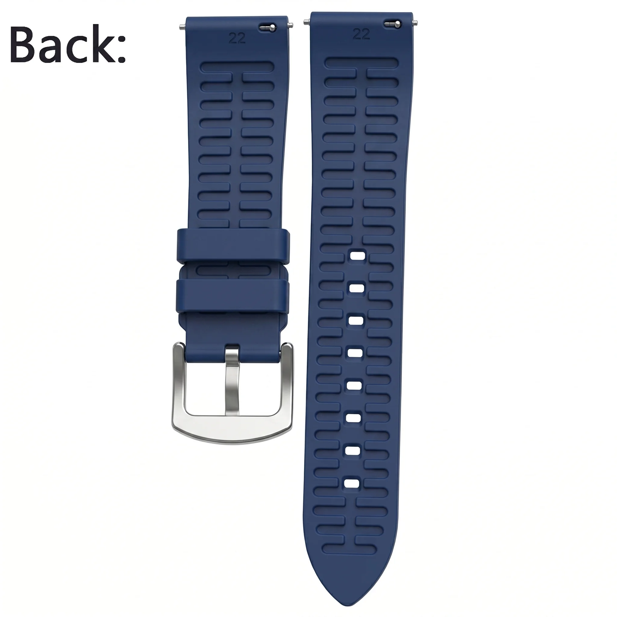 Premium Waterproof Silicone Sports Watch Band - Durable, Soft Rubber Strap Replacement
