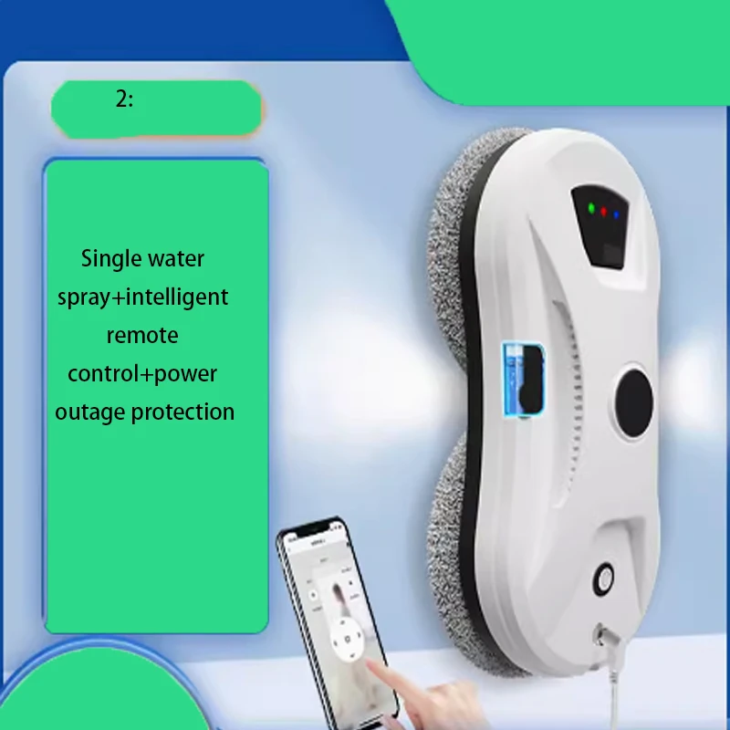 Window cleaning robot intelligent household automatic electric double-sided glass window cleaning machine for tall buildings 2