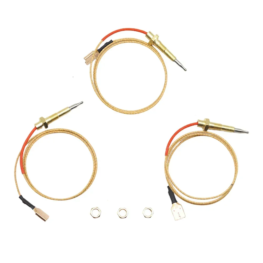 M6*0.75 Universal Head Gas Fireplace Cooker Thermocouple Sensor Burner Accessories Flame Fail Safe Wire 65cm 3