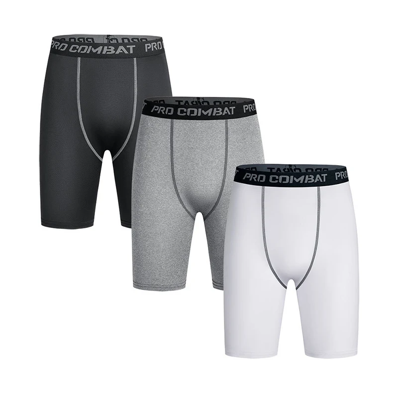 Sports fitness pants men's running sports tight elastic quick-drying pants basketball training outdoor shorts