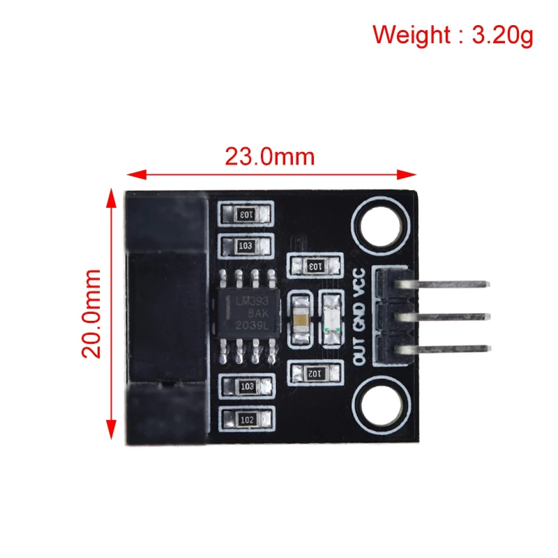 Foto elektrisches Strahl geschwindigkeit sensor modul 3,3 V-5V Slot-Optokoppler-Tacho generator zähler für Arduino/51/avr/pic diy kit – Detail 9