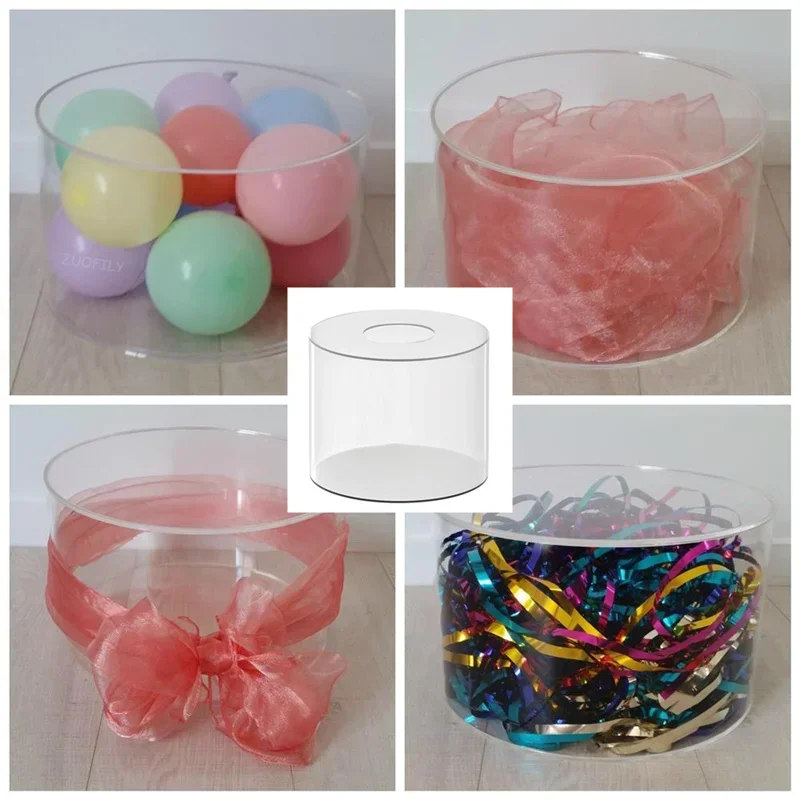 New Round Acrylic Cake Display Board Cake Edge Smoother Scraper Tray Stand DIY Refillable Board Base Baking Decoration Tool