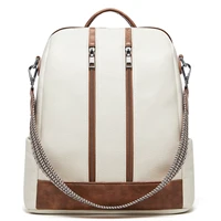 Cnoles Leather Backpack Purse for Women Large Travel Ladies Designer Fashion Casual College Girl School Book Shoulder Bag 1