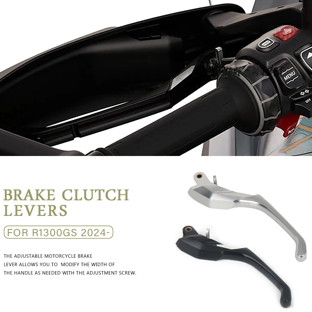 

For BMW R 1300 GS R1300 GS r1300gs R1300GS 2024 Motorcycle Accessories Black/Silver CNC Brake Clutch Levers Handle Lever