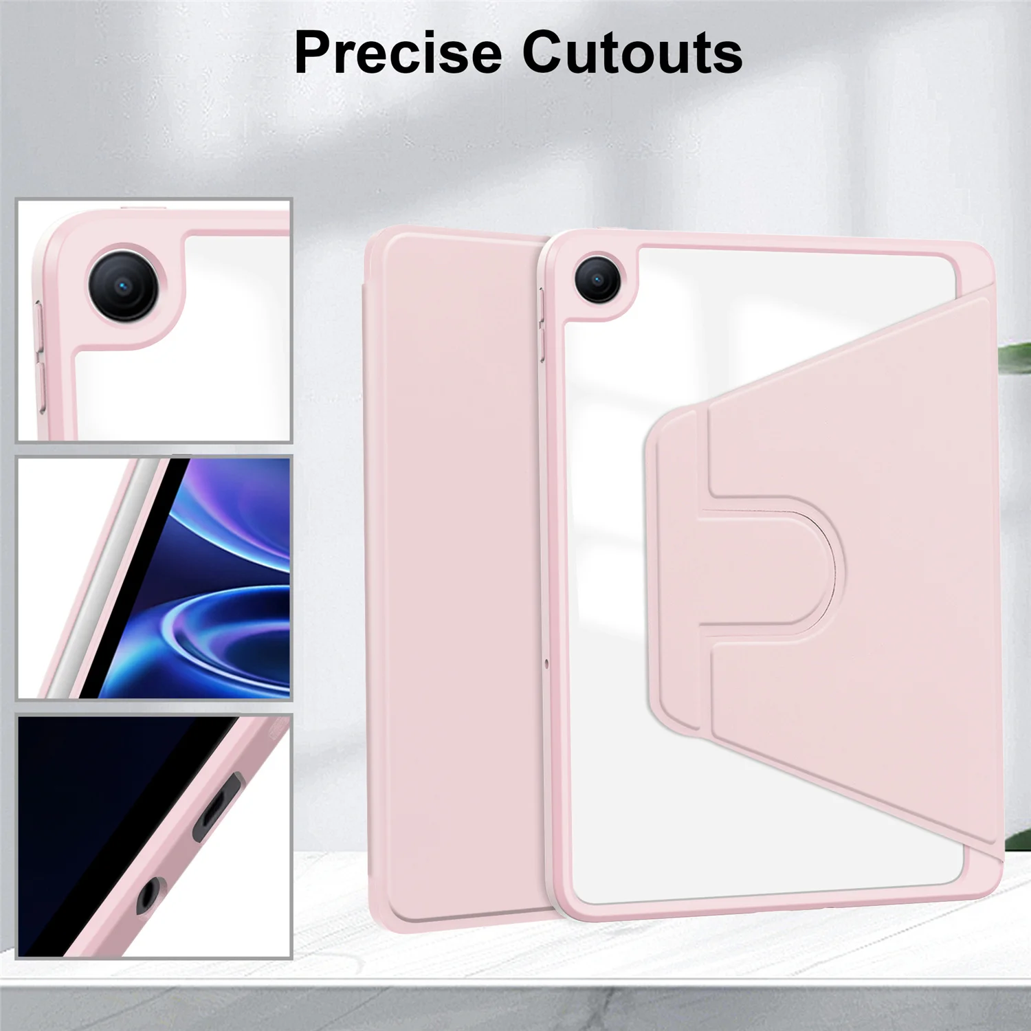 Versatile Rotating Tablet Case with Auto Sleep & Pen Holder - 9.7 Inch