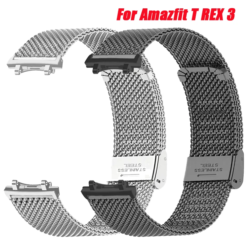 Elegant Milanese Metal Mesh Watchband