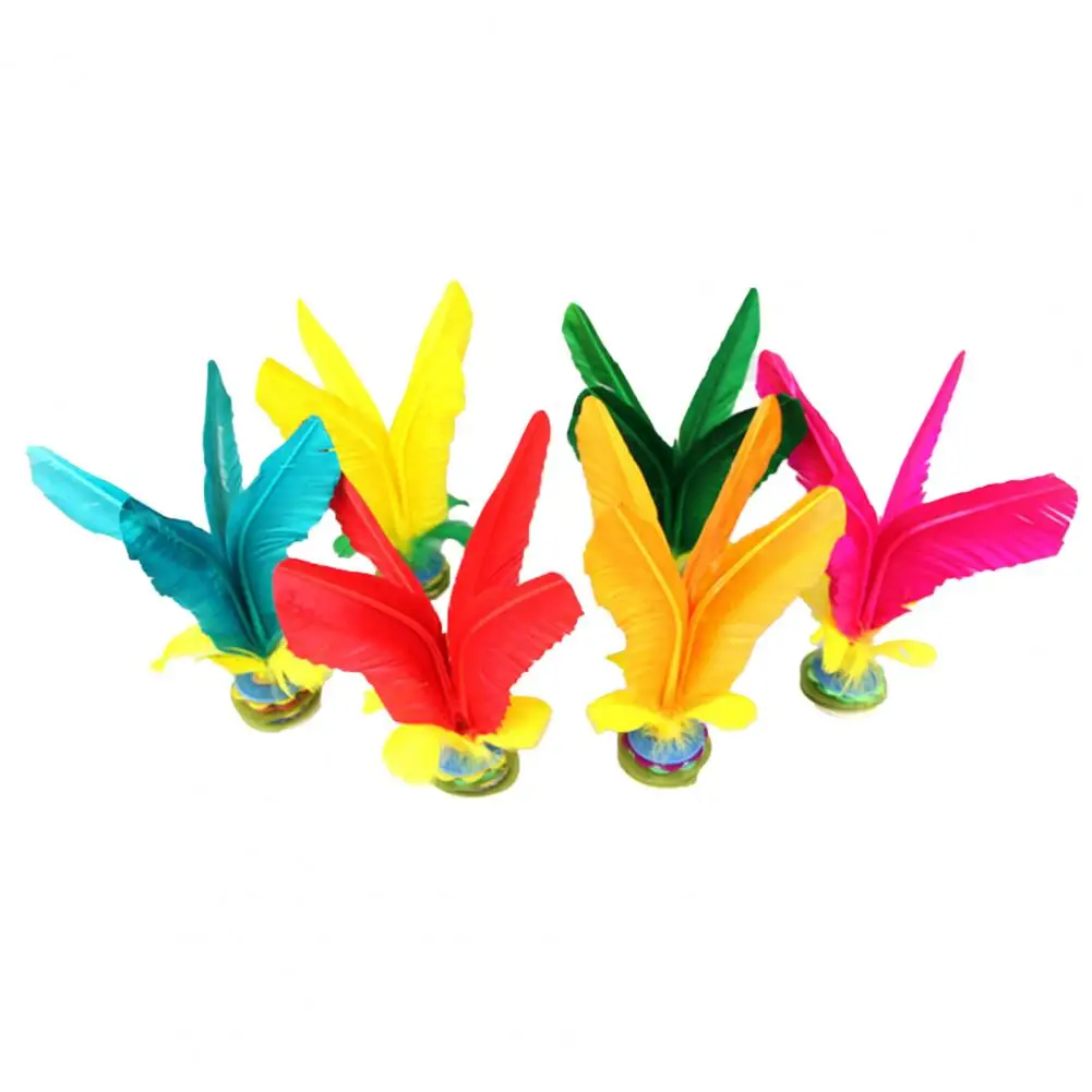 Feather China Kick Shuttlecock Footbal Foot Kick Fancy Goose Feather Shuttlecock For Physical Exercise Kicking