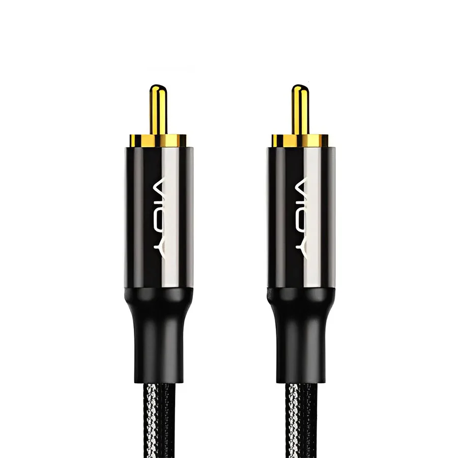 Subwoofer Cables VIOY Digital Coaxial Audio Cable HiFi 5.1 SPDIF RCA Male To Male Stereo Audio Cord for Home Theater HD TV Amp