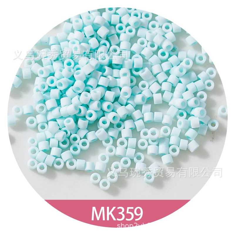 Handmade Matte Antique Macaron Glass Beads for DIY French Embroidery