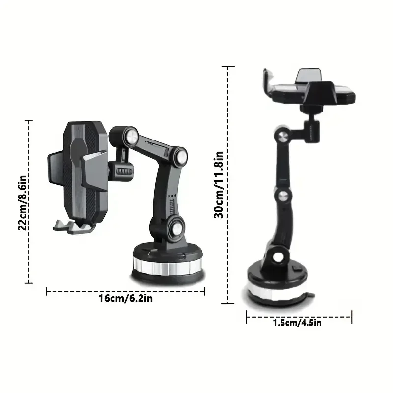 Car Mobile Phone Holder 360 Degree Rotation Multifunctional