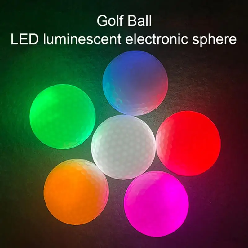 LuminousGolfBallLightUpFlourescentGolfBallsLongLastingBright