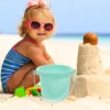 4 Pcs Magnetic Beach Bucket Plastic Barrel Child Toy Toys Kids Bulk Buckets for Children Sand Mini 4