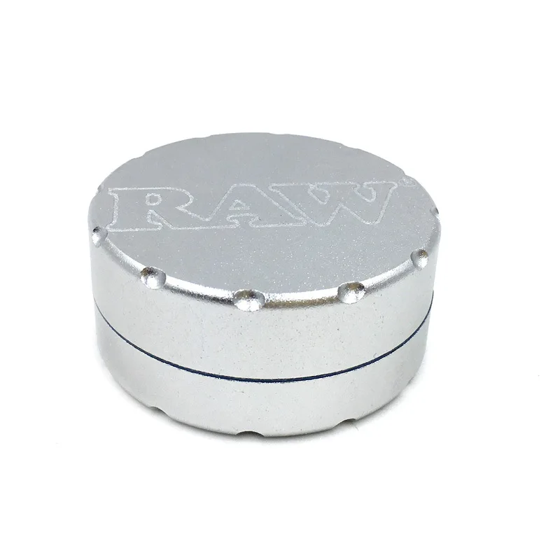 52MM Aluminum Alloy Herb Grinder Cigarette Mill 2 Layer Missing angle smoke Tobacco Grinder Smoking Accessories 6