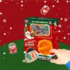 Christmas Egg Twisting Machine Toy Xmas Theme Capsule Dolls Catching Toy Mini Claw Machine For Kids favor Christmas Gift Box New 2