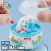 Doll Claw Machine Toy for Kids 4/8 Tiny Stuff Capsule Mini Cartoon Children's Grab Dinosaur Machines Play Games Crane Toys Gifts 1