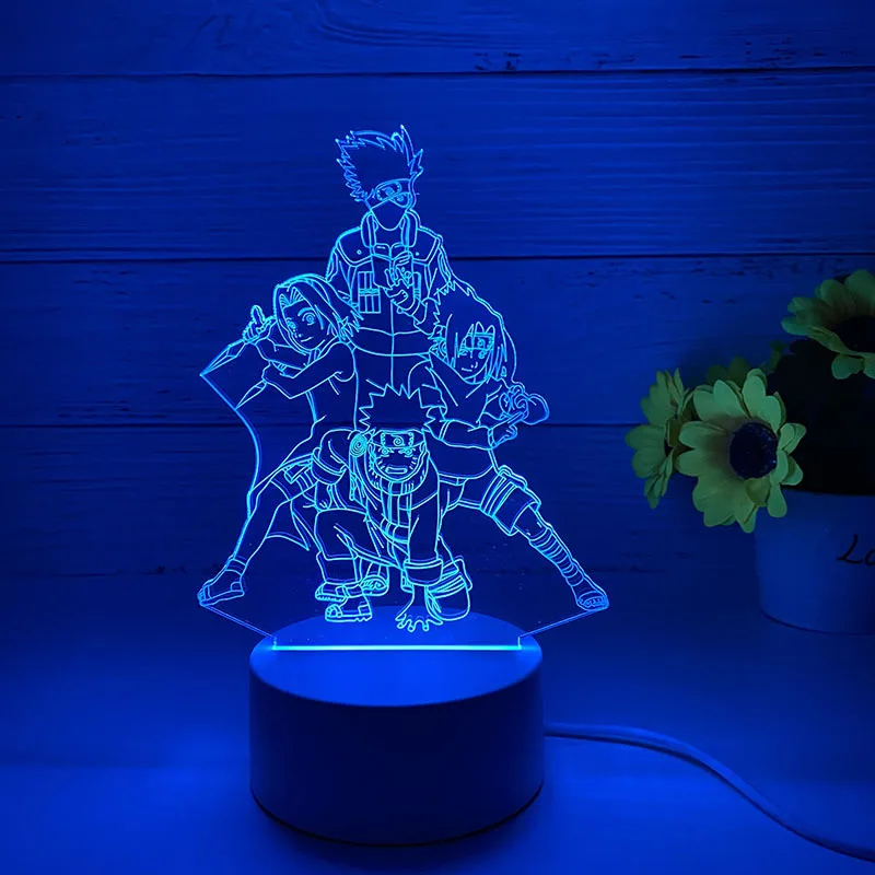 2022 Naruto 3d Night Light Anime Adventure For Bedroom Decor Light Birthday  Gift Uzumaki Naruto Figure Led Light Kids Gifts - 3d Lamp Anime  Figure/ornaments Figure - AliExpress