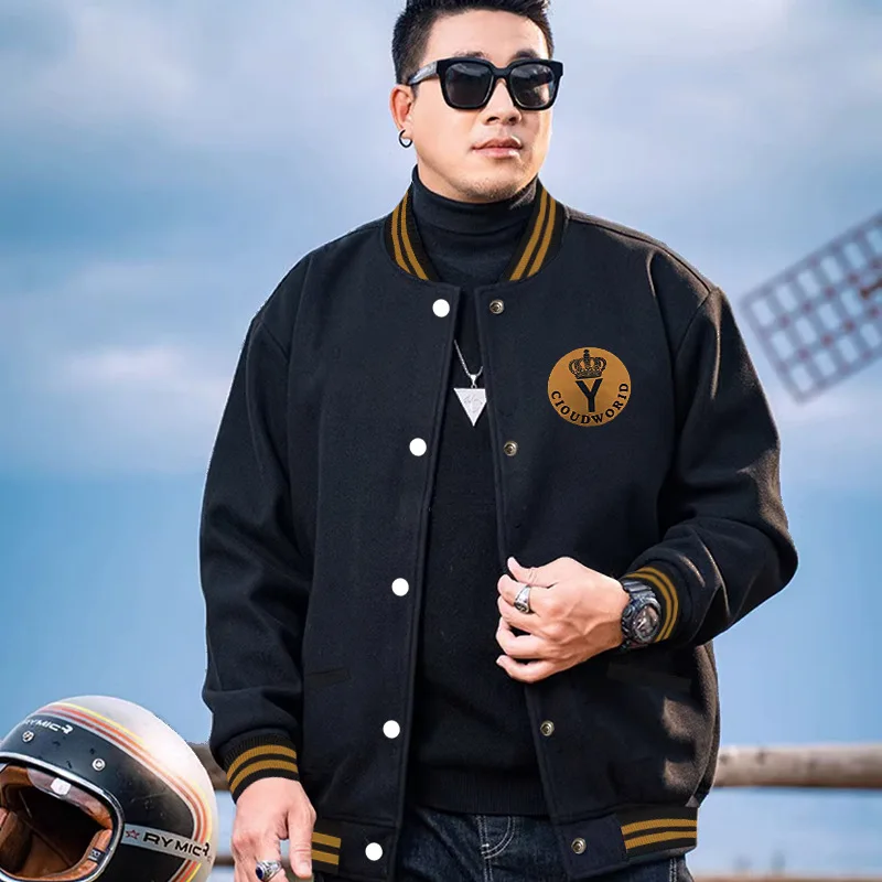 Spring autumn new men's man cardigan Coats COTTON plus size leisure jacket 15XL 14XL jackets for men 9XL 8XL men clothing 200KG 2