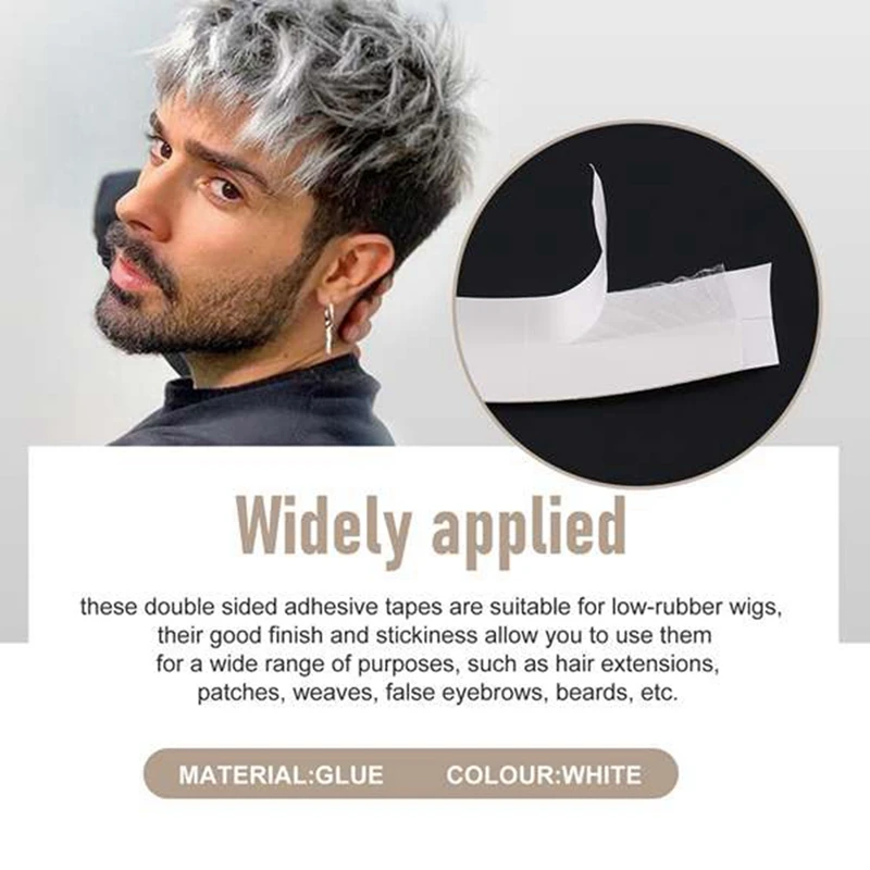 

Фиксированная задняя клейкая лента для наращивания волос, водонепроницаемая лента для париков/кружевных париков, прочная простая установка