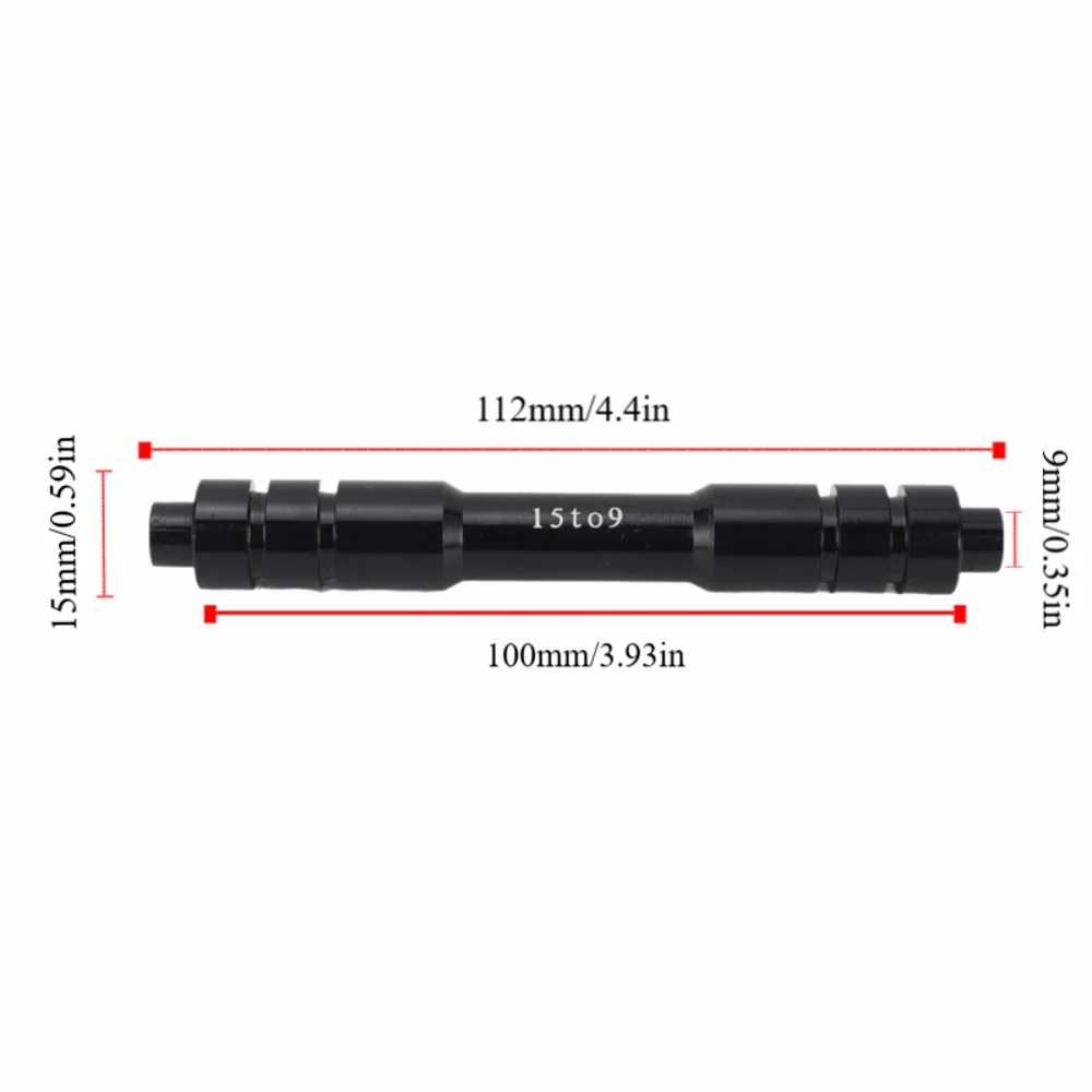 알루미늄 합금 프론트 스루 액슬 어댑터 100mm/110mm 15mm9mm 스루 액슬 허브 어댑터 설치가 간편한 허브 스위어 어댑터