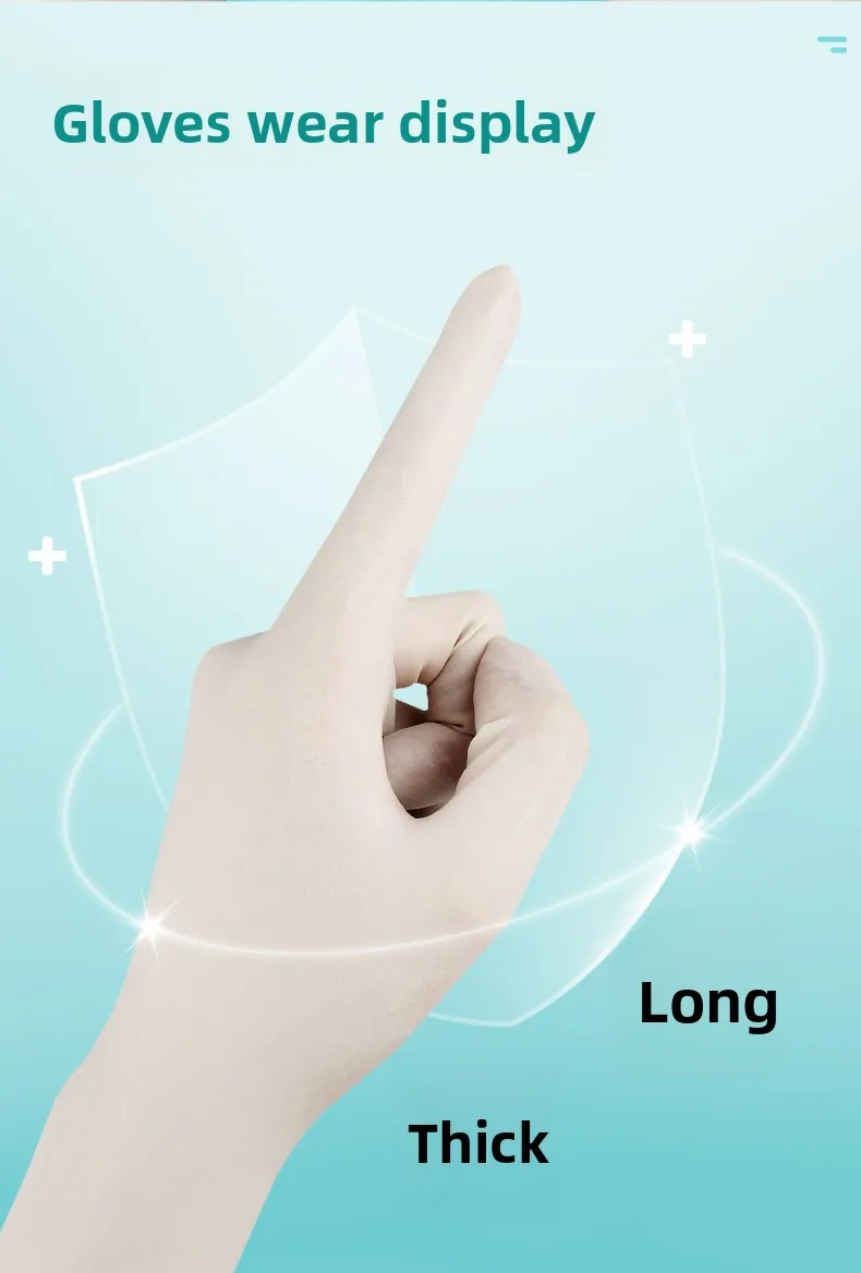 Surgical gloves rubber material