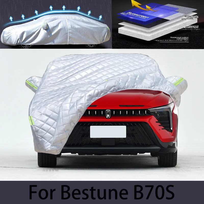 

For bestune B70S car hail protection cover, auto rain protection, scratch protection, paint peeling protection, car clothing