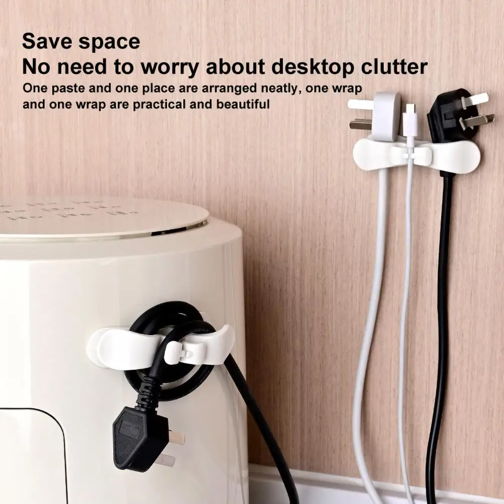 

Wire Management Solution Cord Holder Cable Organizer for Appliances Strong Adhesion Reusable Solution for Coffee for Kitchen