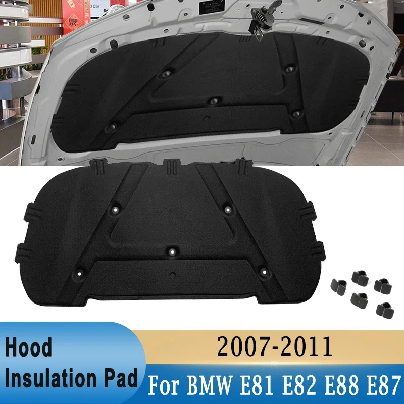 Kap Geluidsisolatie Katoen, For BMW E81 E82 E88 E87, for Motorkap Geluid Warmte-isolatie Wattenschijfje Geluiddichte Mat Cover 120I 128I 130I 135I