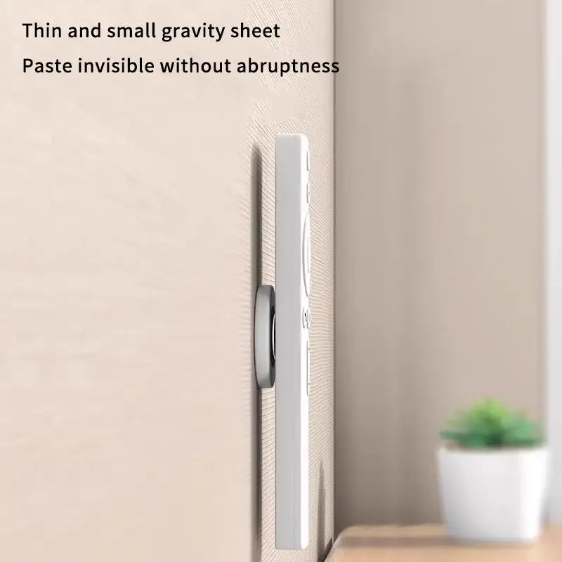 Universal Remote Control Magnetic Holder with Strong Hook for Convenient Wall Placement